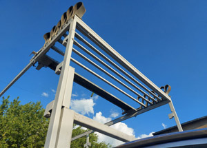 Грузовая платформа под тент со сдвижной крышей