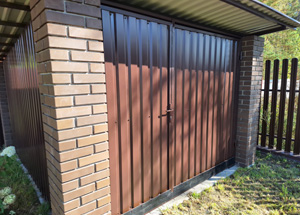 Бытовка с обшивкой профлистом