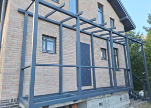 Каркас для входной группы из металла