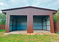 Гараж из металла
