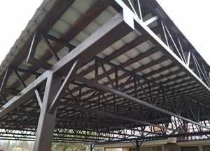 Навес для автомобиля