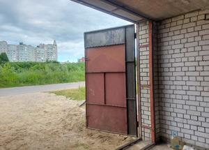 Увеличение гаражных ворот
