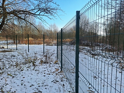 Забор из 3D сетки