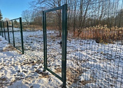 Забор из 3D сетки