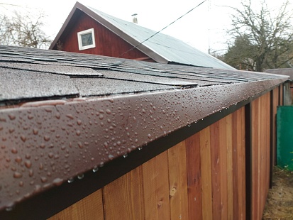 Навес с Гибкой черепицей