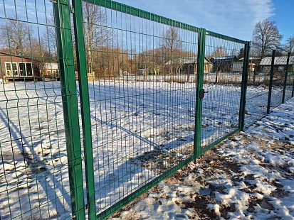 Забор из 3D сетки