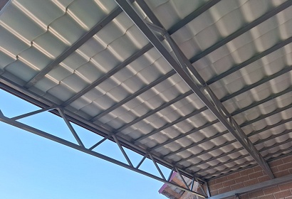 Односкатный навес для авто Односкатный навес для авто