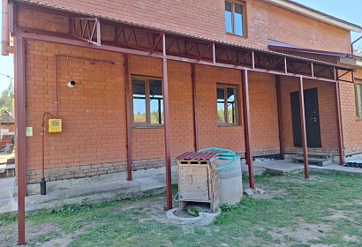 Навес односкатный к дому Навес односкатный к дому