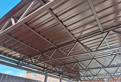 Беседка из металла покрытая профлистом Беседка из металла покрытая профлистом