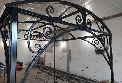 Навес для мангала из металла Навес для мангала из металла