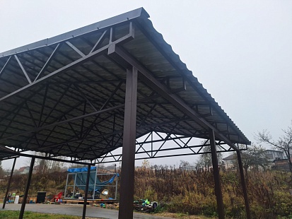 Навес Двухскатный Навес Двухскатный