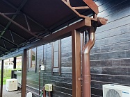 Навес с Гибкой черепицей