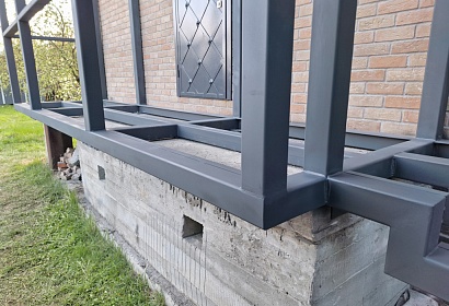 Каркас для входной группы из металла Каркас для входной группы из металла