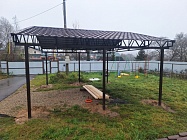 Навес из Металлочерепицы