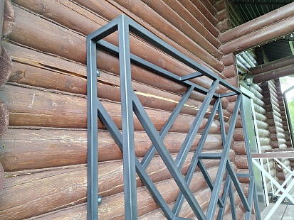 Металлический дровник