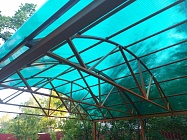 Навес из Поликарбоната