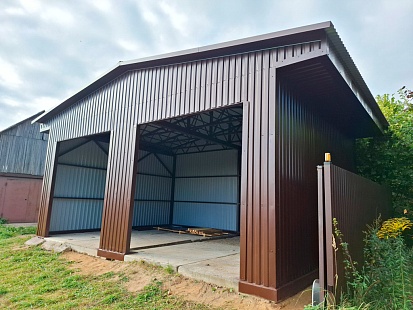 Гараж из металла