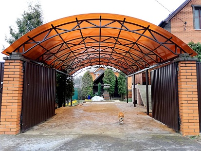 Навес из Поликарбоната