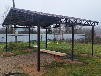 Навес Двухскатный