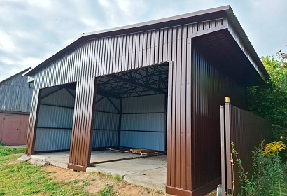 Металлический гараж