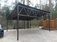 Навес из Профнастила