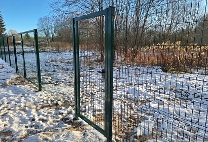 Металлический забор из 3D сетки Металлический забор из 3D сетки