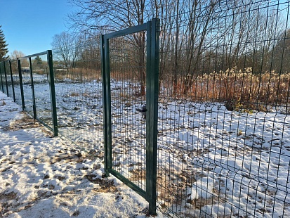 Забор из 3D сетки