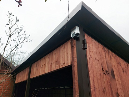 Навес с Гибкой черепицей