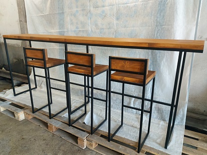 Стол и стулья Лофт