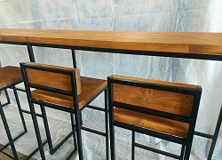 Стол и стулья Лофт