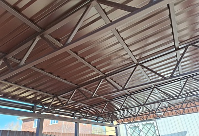 Беседка из металла покрытая профлистом Беседка из металла покрытая профлистом