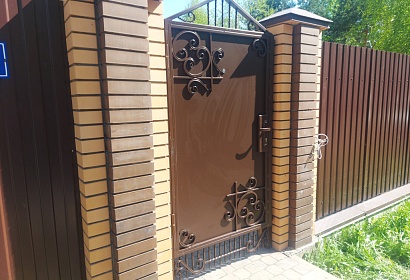 Металлическая калитка