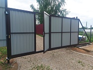 Ворота Откатные с Калиткой