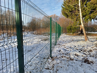 Забор из 3D сетки