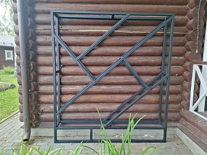 Металлический дровник