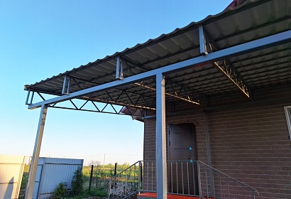 Односкатный навес для авто Односкатный навес для авто