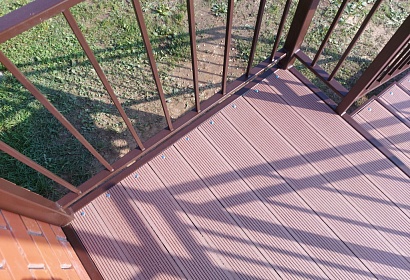 Входная группа для частного дома с ДПК