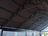 Навес с Гибкой черепицей