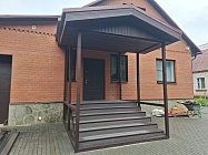 Входная группа с обшивкой ДПК