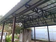 Навес из Металлочерепицы