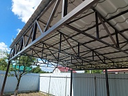 Навес из Металлочерепицы