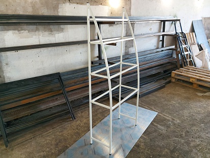 Этажерка металлическая напольная