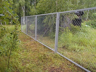 Забор из Сетки рабицы