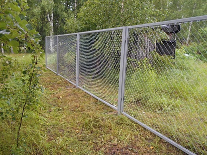 Забор из Сетки рабицы