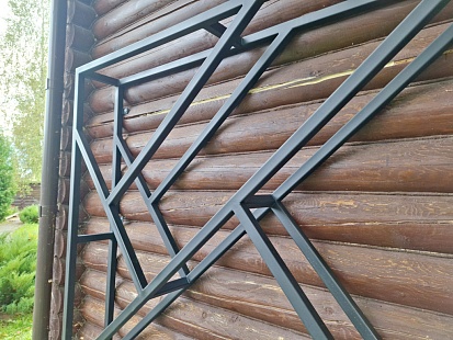 Металлический дровник