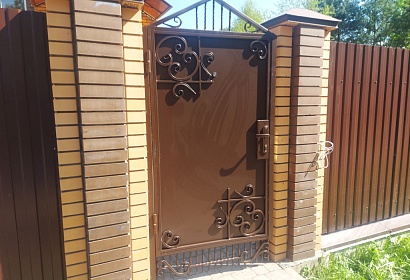 Металлическая калитка