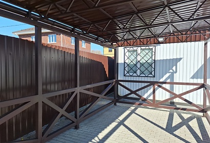 Беседка из металла покрытая профлистом Беседка из металла покрытая профлистом