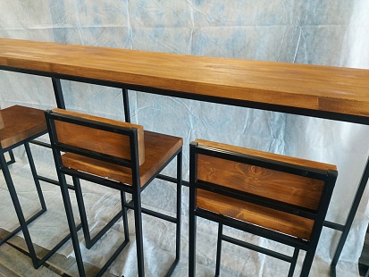 Стол и стулья Лофт