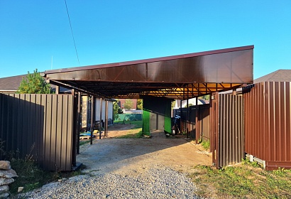 Навес для машины с мягкой кровлей