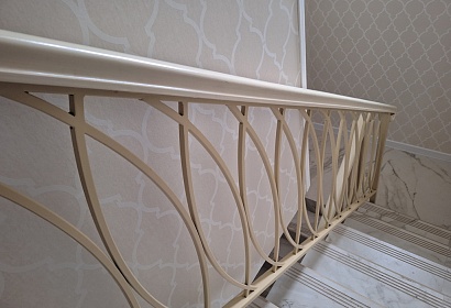 Перила для лестницы из металла в дом Перила для лестницы из металла в дом